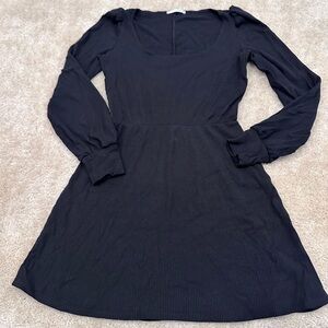 Reformation scoop neck black dress. Size XL/12.